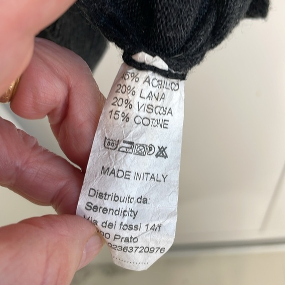 Vintage Made in Italy Everest Pink, Grey and Black Sweater - Picture 6 of 7